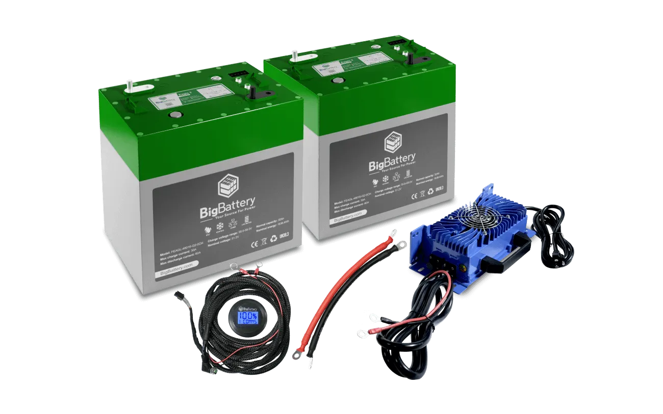 48V EAGLE 2 Lithium Battery Kit (2× / 3× / 4×) - LiFePO₄ Golf Cart & Utility Vehicle Battery System