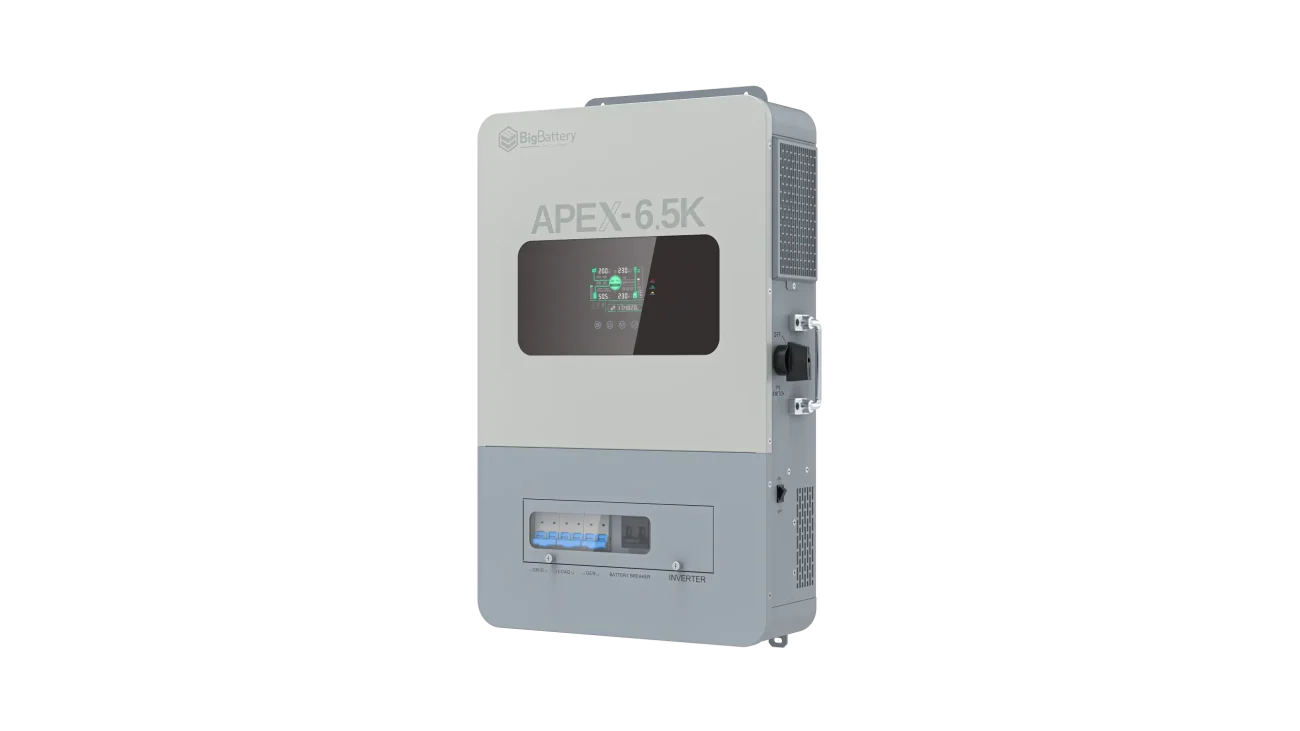 BigBattery 48V NEXUS 15kWH Battery + APEX-6.5K Inverter ESS| Off-Grid Home Back-up System