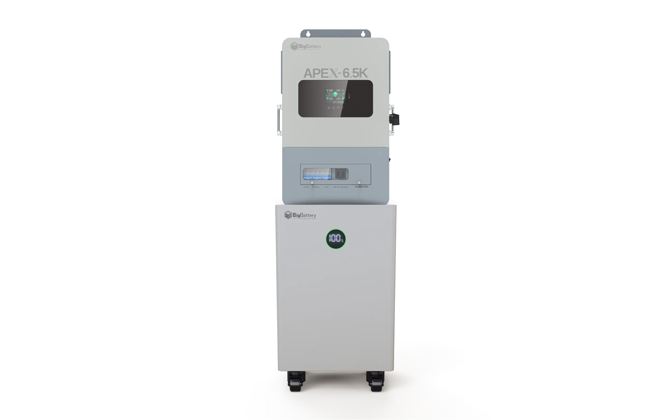BigBattery 48V NEXUS 15kWH Battery + APEX-6.5K Inverter ESS| Off-Grid Home Back-up System