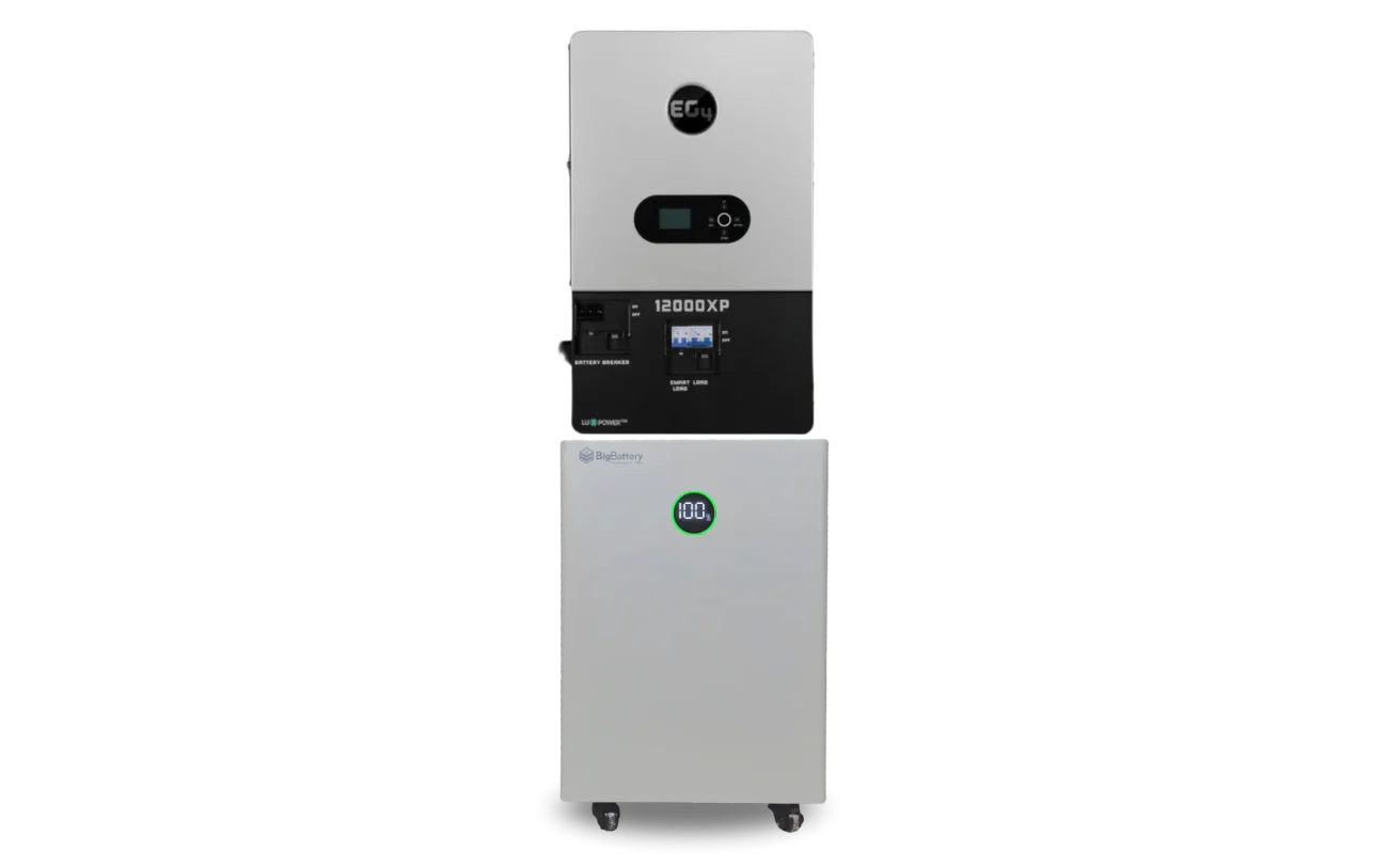 BigBattery 48V NEXUS 15kWH Battery + EG4 12000XP V2 Inverter ESS | Off-Grid Home Back-up System