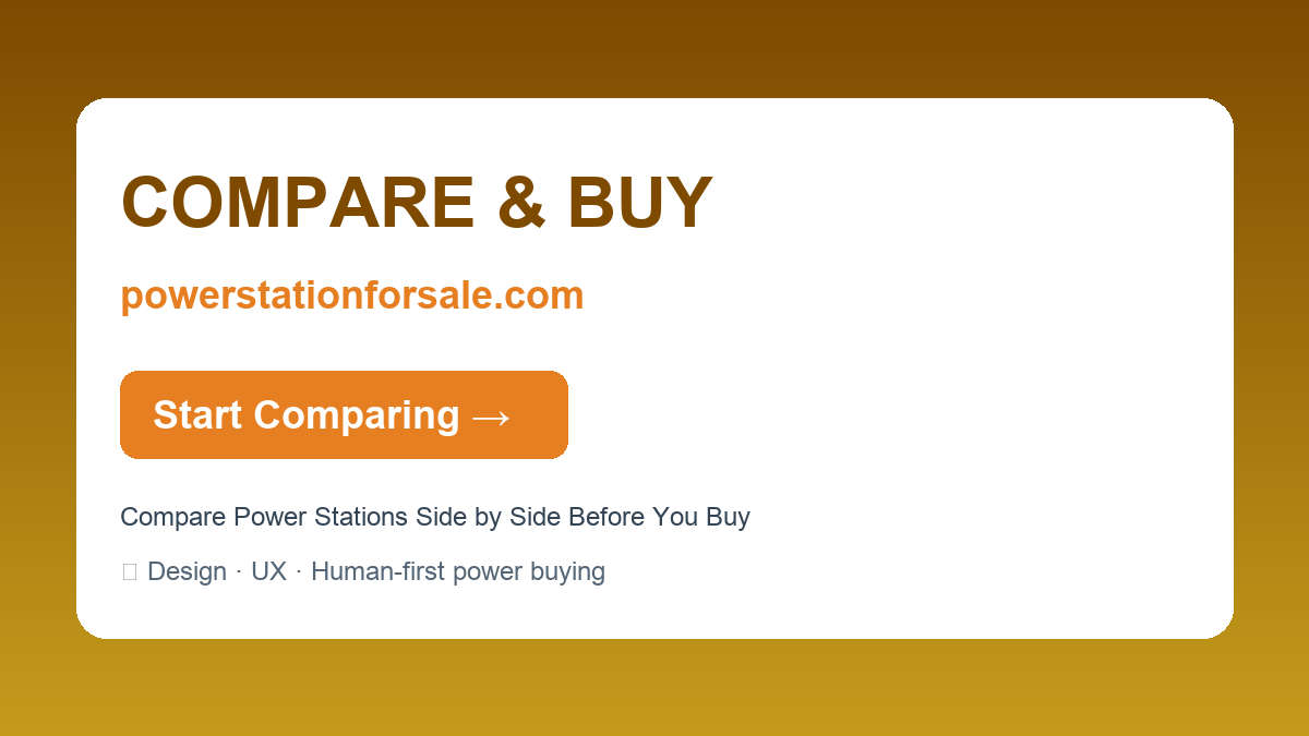 Compare Power Stations Side by Side Before You Buy — COMPARE & BUY | powerstationforsale.com
